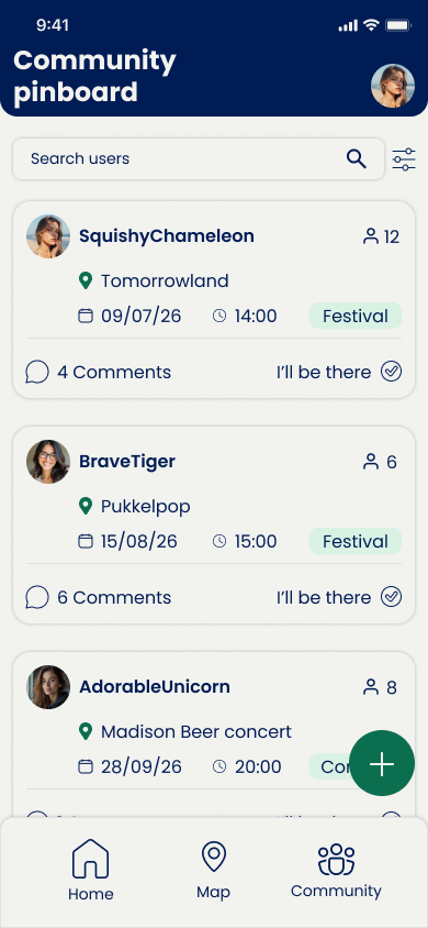 Heira community interface