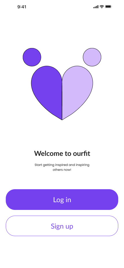 Ourfit outfit creation interface